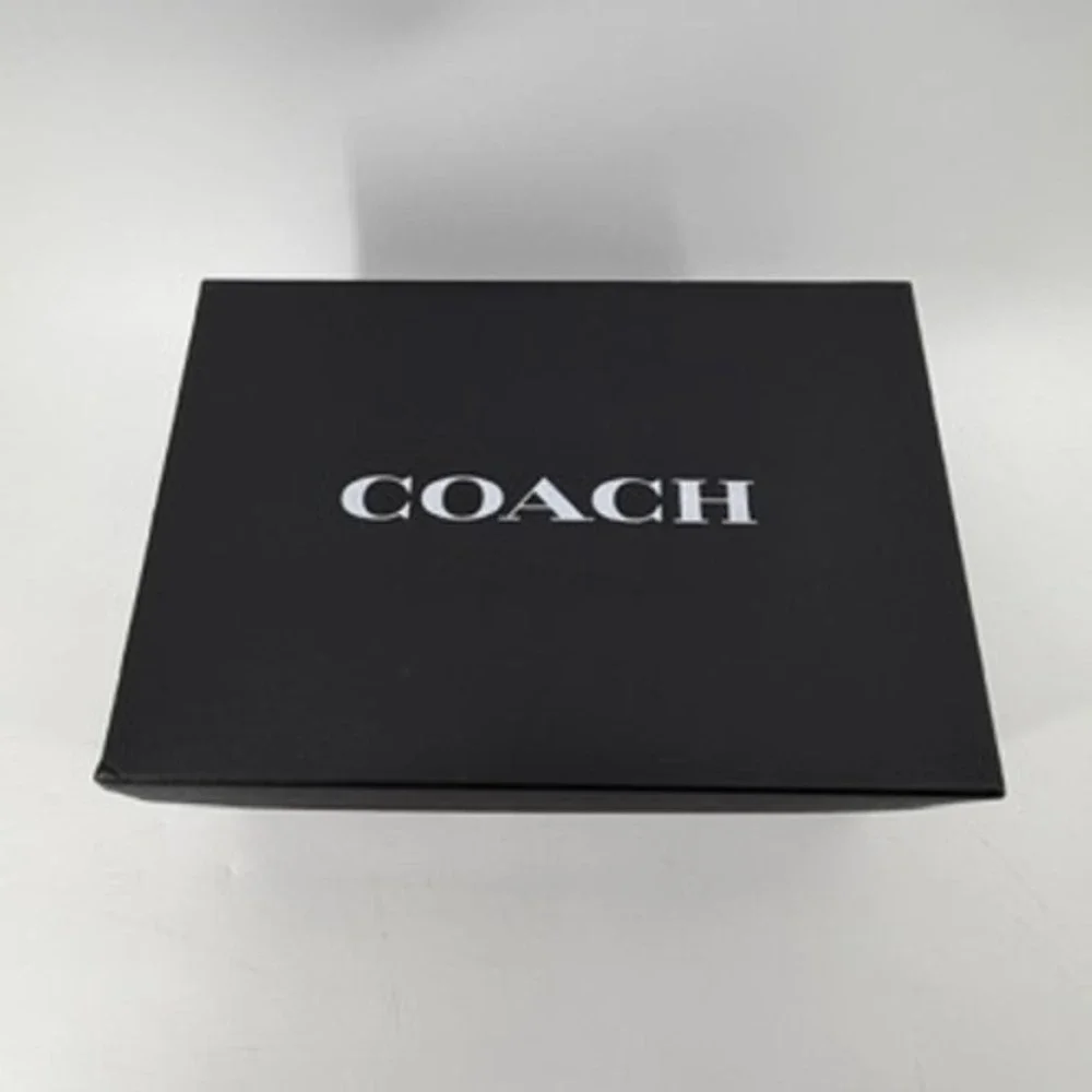 Coach Empty Shoe Box Black Textured Replacement Storage 13x9.5x5 Citysole 10D